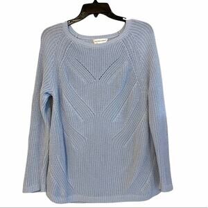 Christopher & Banks Light Blue‎ Crew Neck Sweater